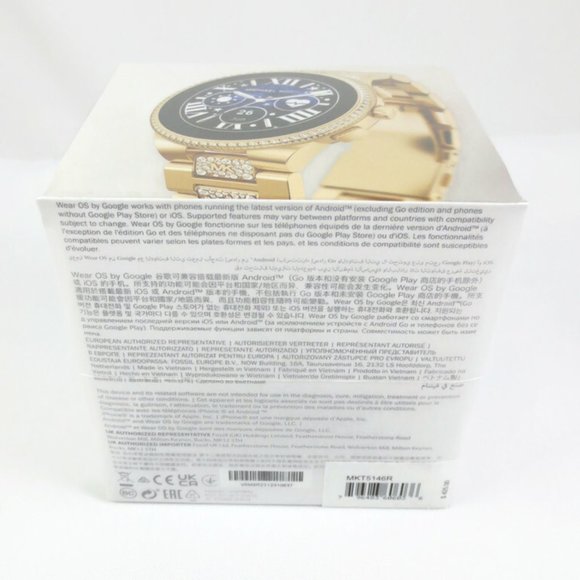 NEW SEALED Michael Kors Camille Gen 6 Pave Gold Tone Smartwatch MKT5146 - Picture 4 of 4